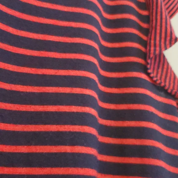 Ann Taylor LOFT navy and red stripe tee - Picture 5 of 10